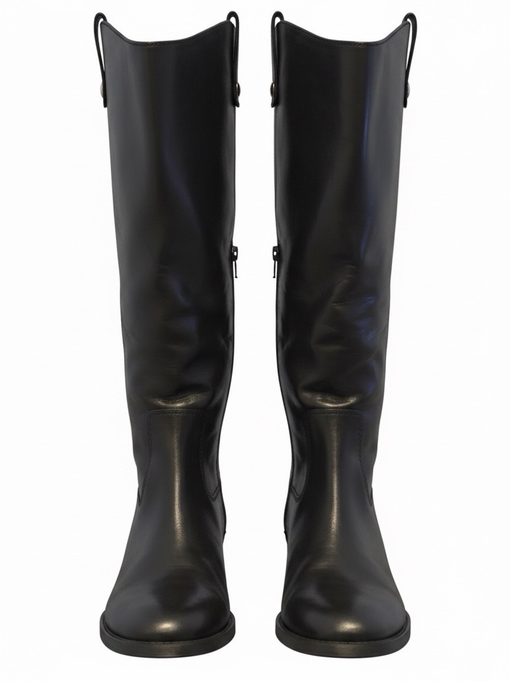 INC Black Leather Knee-High Riding Boots Brand new